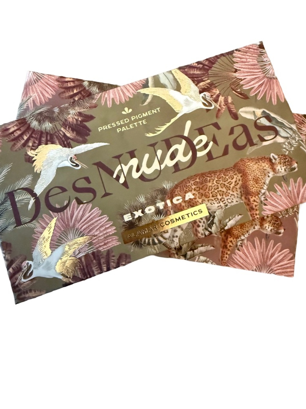 Exotica Nude Pressed Pigment Palette - Olive & Pink
